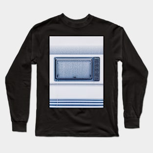 Frost-Covered Caravan Window Long Sleeve T-Shirt